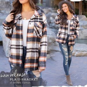 Grace & Lace Plaid Shacket Size XS Grace and Lace